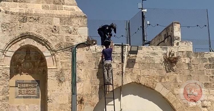 مأذن المسجد الاقصى المبارك