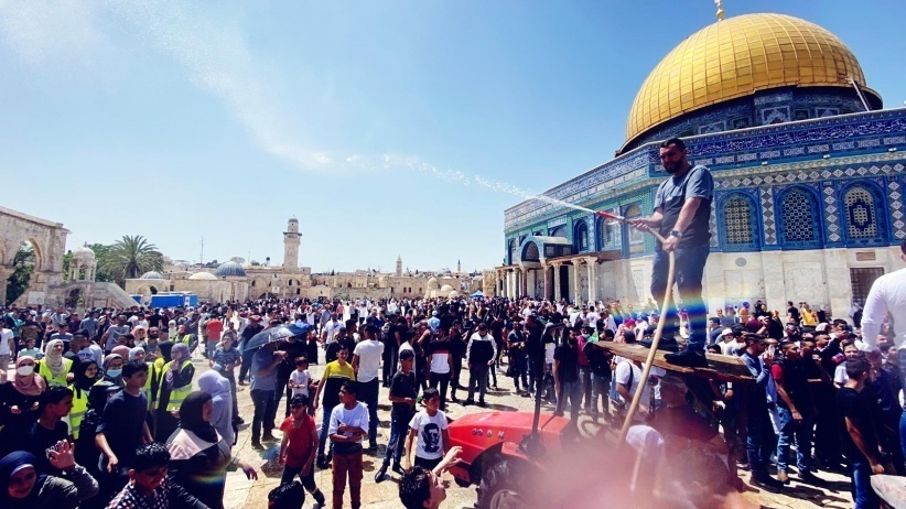  من المسجد الاقصى المبارك