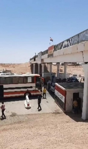  المتظاهرين العراقيين توجهوا إلى الحدود الأردنية للوصول إلى الحدود مع فلسطين
