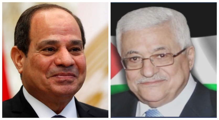  الرئيس محمود عباس و الرئيس المصري عبد الفتاح السيسي