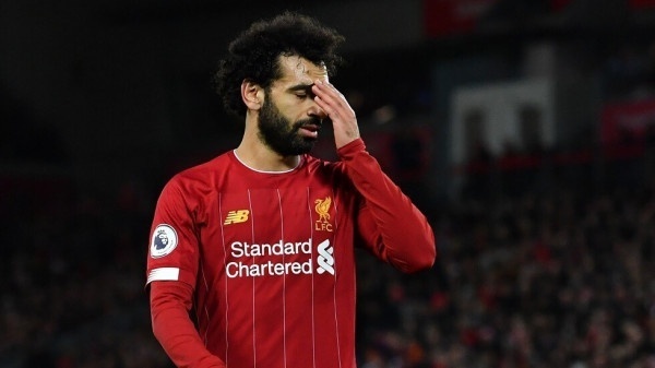 لاعب ليفربول الإنجليزي محمد صلاح