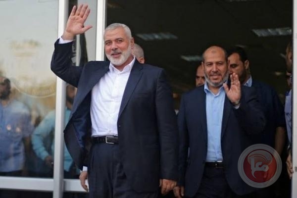 وصل إسماعيل هنية رئيس المكتب السياسي لحركة حماس يصل القاهرة