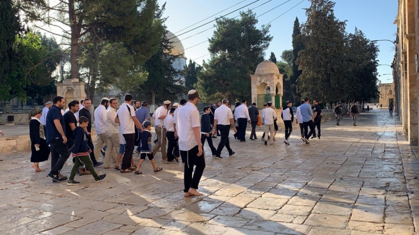 من المسجد الاقصى المبارك