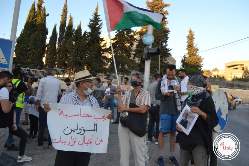 وقفة احتجاجية وسط بيت لحم رفضا للاحداث الاخيرة على الساحة الفلسطينية