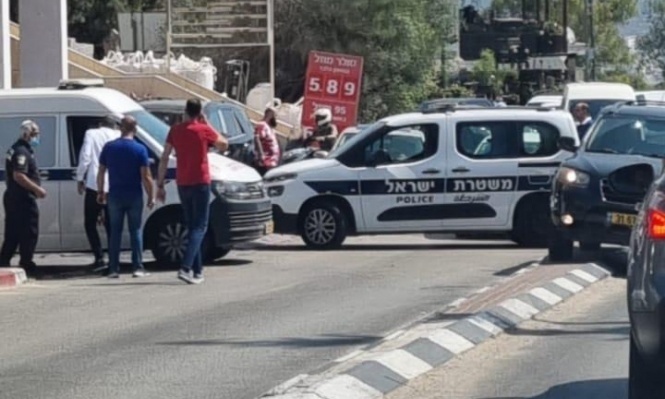من مكان الجريمة بالناصرة، صباح اليوم