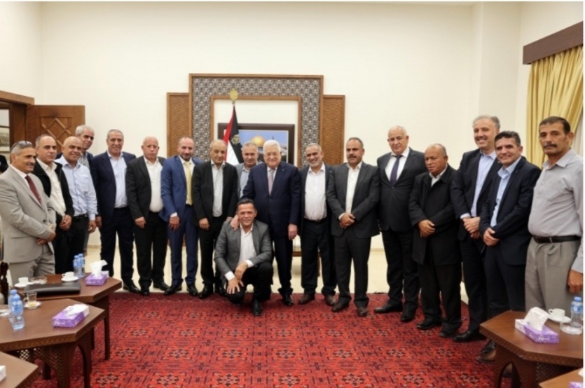الرئيس يستقبل أمناء سر أقاليم حركة "فتح" في المحافظات الشمالية