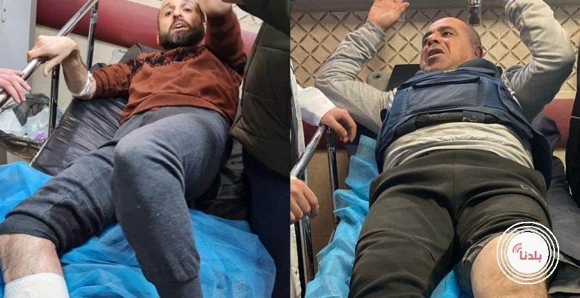بينهم صحفيين - عشرة إصابات  خلال اقتحام الاحتلال مدينة نابلس 