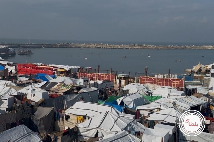 انهيار منازل بغزة نتيجة المنخفض واسرائيل تواصل خروقاتها
