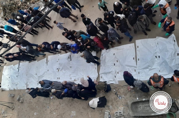 البدء بانتشال جثامين الشهداء من أسفل المنازل الصغيرة في قطاع غزة