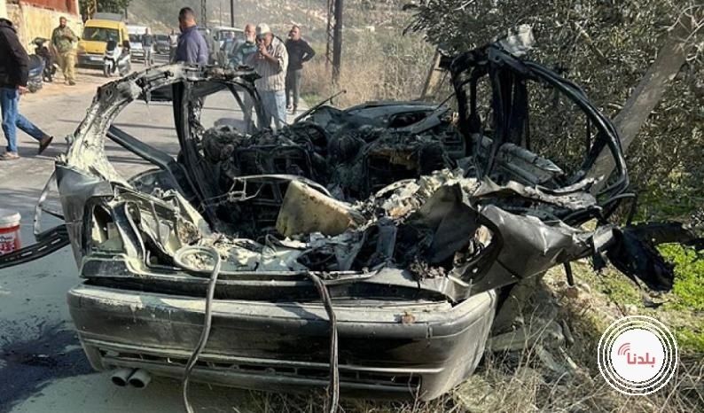 3 شهداء باستهداف مركبة في قضاء صيدا جنوب لبنان