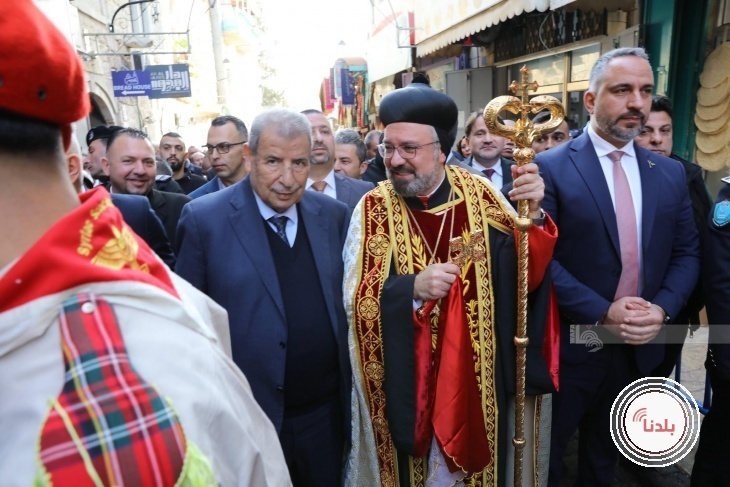 موكب النائب البطريركي يصل بيت لحم لاحتفالات الميلاد الشرقي