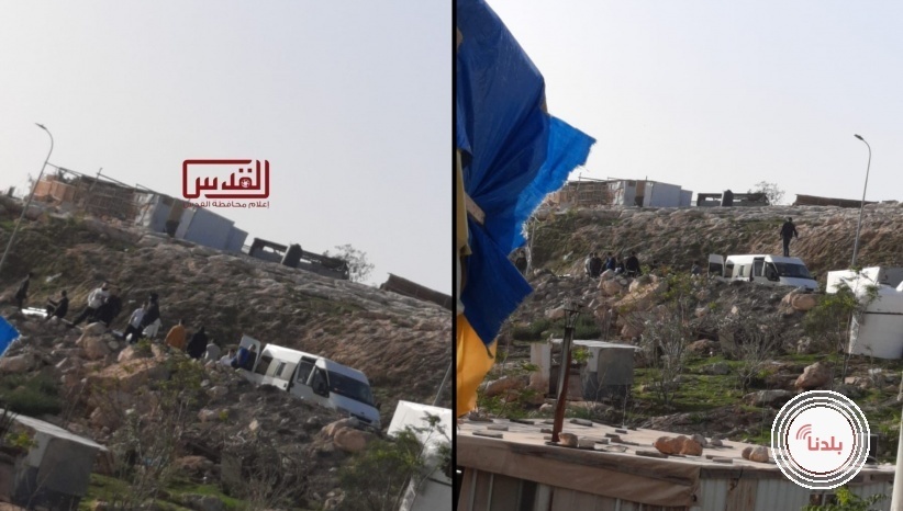 مستوطنون يقتحمون تجمع أبو النوار البدوي قرب بلدة العيزرية