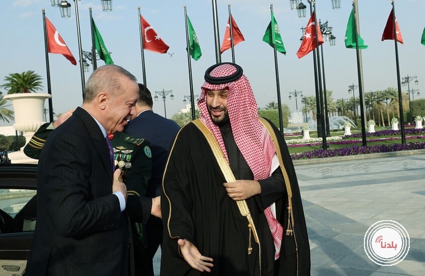 تفاعل كبير مع كلمة التقطها الميكرفون خلال استقبال بن سلمان لأردوغان