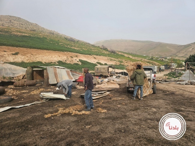 نزوح قسري لعائلات من تجمع البرج في الاغوار الشمالية