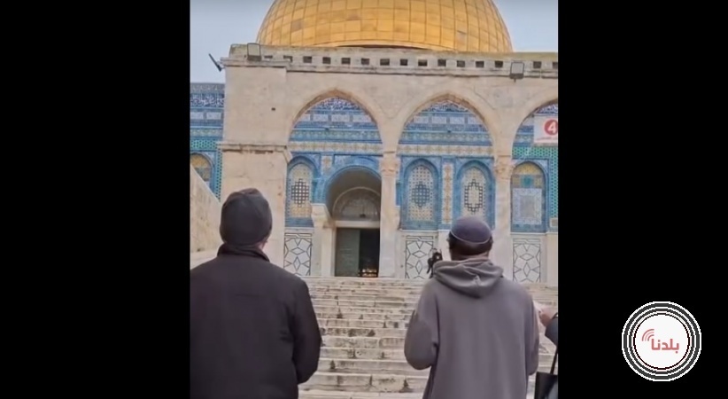  مستوطنون يؤدون صلوات تلمودية أمام قبة الصخرة