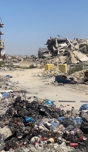 إطلاق نار وراء الخط الأصفر واستمرار النزوح بحي التفاح