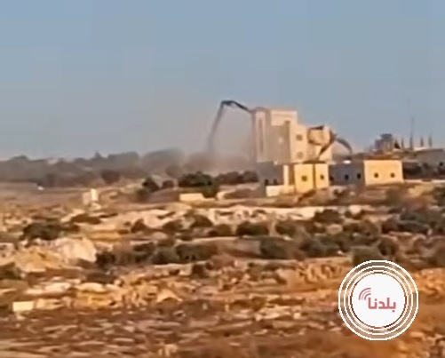  جيش الاحتلال يهدم منزلًا من ثلاثة طوابق جنوب بيت لحم