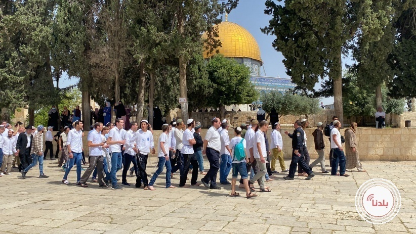 بحجة الاعياد اليهودية.. مستوطنون يقتحمون المسجد الأقصىره