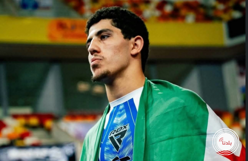 حمزة الحاج علي يمنح الفنون القتالية السورية أول ميدالية عالمية