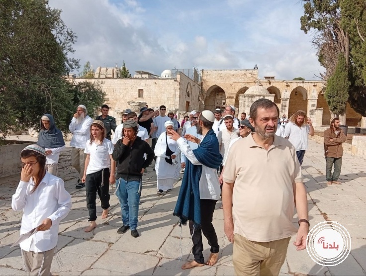 مئات المستعمرين يقتحمون المسجد الأقصى وسط اعتداءات في المدينة المقدسة