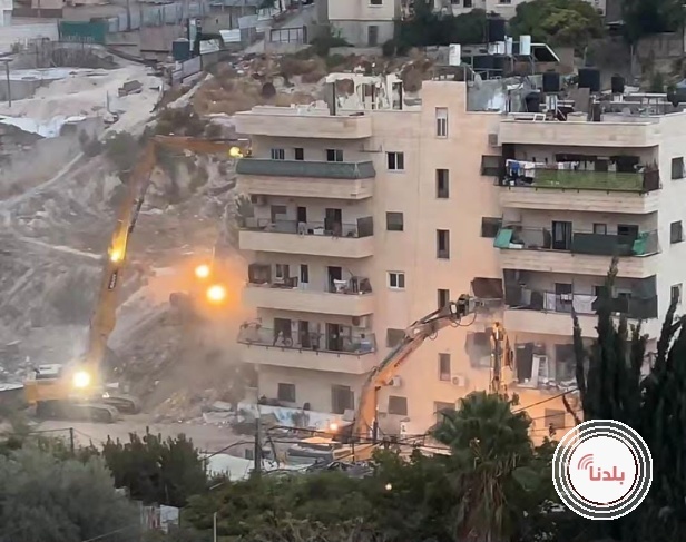القدس.. جيش الاحتلال يهدم بناية سكنية في الطور